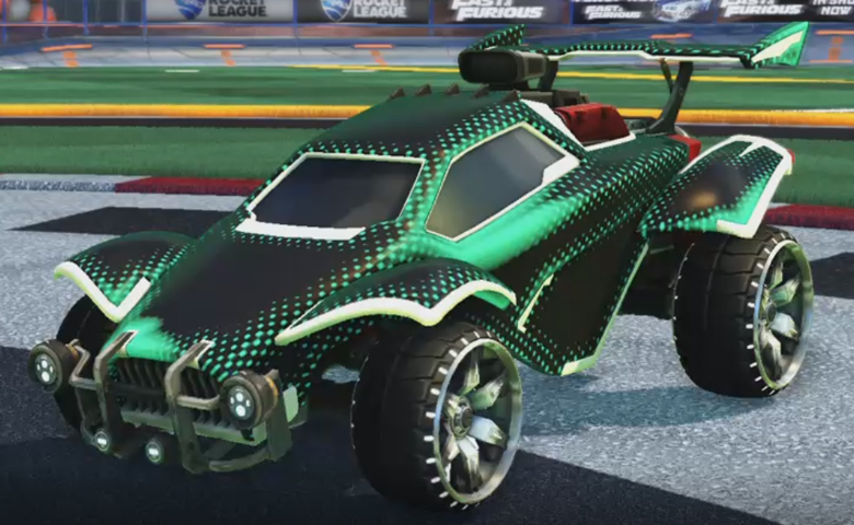 Rocket league Octane Titanium White design with Maxle-PA,Dot Matrix