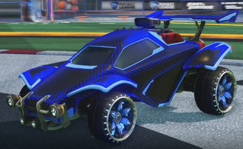 Rocket league Octane Cobalt design with Maxle-PA,Dot Matrix