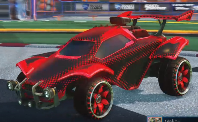 Rocket league Octane Crimson design with Maxle-PA,Dot Matrix