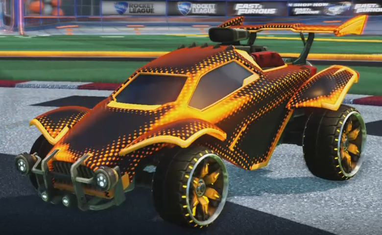 Rocket league Octane Orange design with Maxle-PA,Dot Matrix