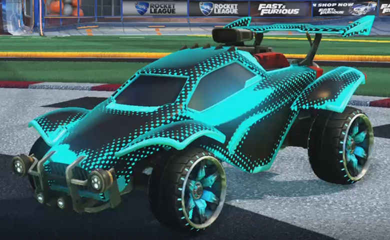 Rocket league Octane Sky Blue design with Maxle-PA,Dot Matrix