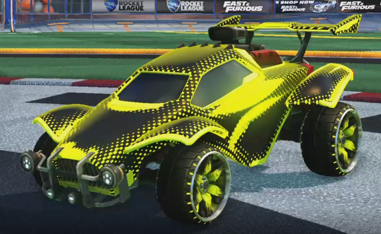 Rocket league Octane Saffron design with Maxle-PA,Dot Matrix