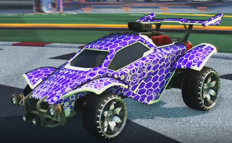 Rocket league Octane Titanium White design with Maxle-PA,Hexed