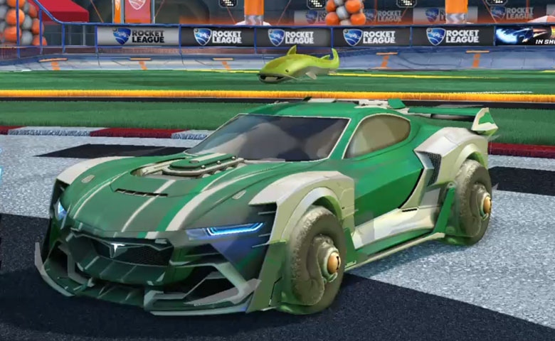 Rocket league Tyranno GXT Grey design with Cephalo,Wet Paint,Catfish