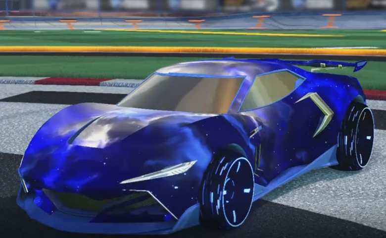 Rocket league Peregrine TT Cobalt design with Blade Wave,Interstellar