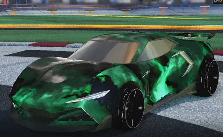 Rocket league Peregrine TT design with Blade Wave,Interstellar