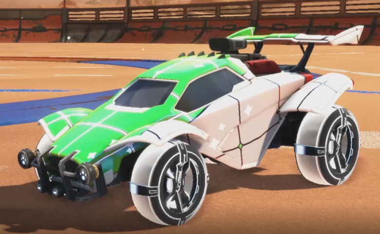 Rocket league Octane Titanium White design with Gadabout: Inverted,Vaticinator