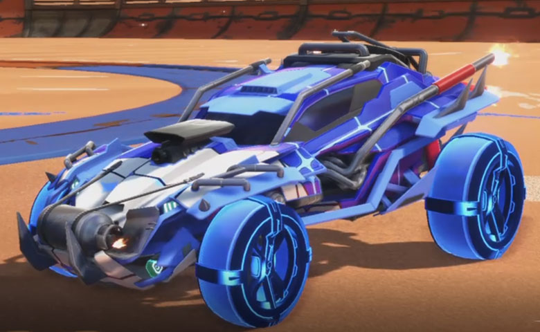 Rocket league Outlaw GXT Cobalt design with Gadabout: Inverted,Vaticinator