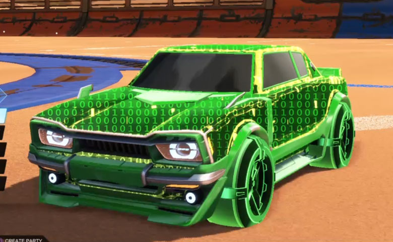 Rocket league Dingo Forest Green design with Gadabout: Inverted,Encryption