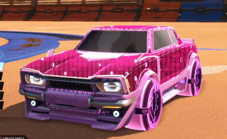 Rocket league Dingo Pink design with Gadabout: Inverted,Encryption