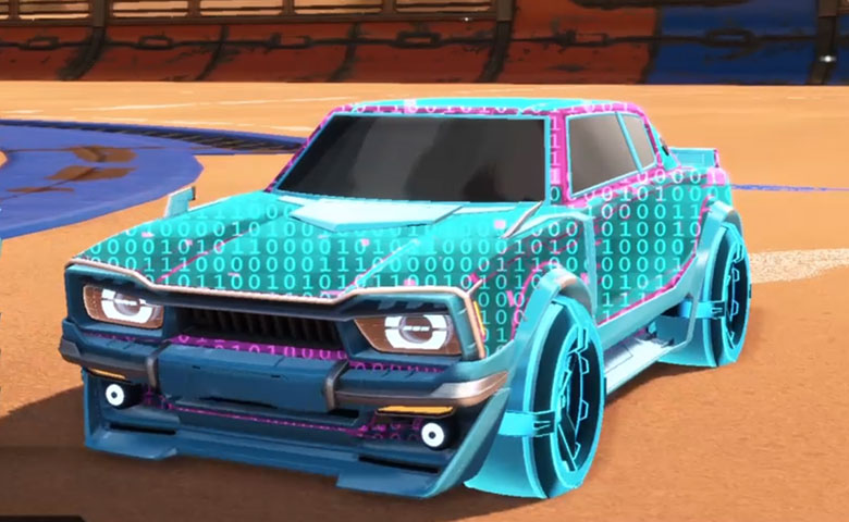 Rocket league Dingo Sky Blue design with Gadabout: Inverted,Encryption