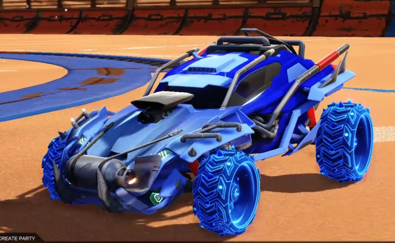 Rocket league Outlaw GXT Cobalt design with Ruinator: Inverted,Mainframe