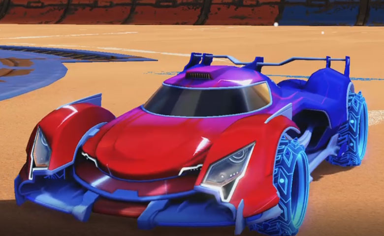 Rocket league Centio Cobalt design with Ruinator:Inverted,Mainframe