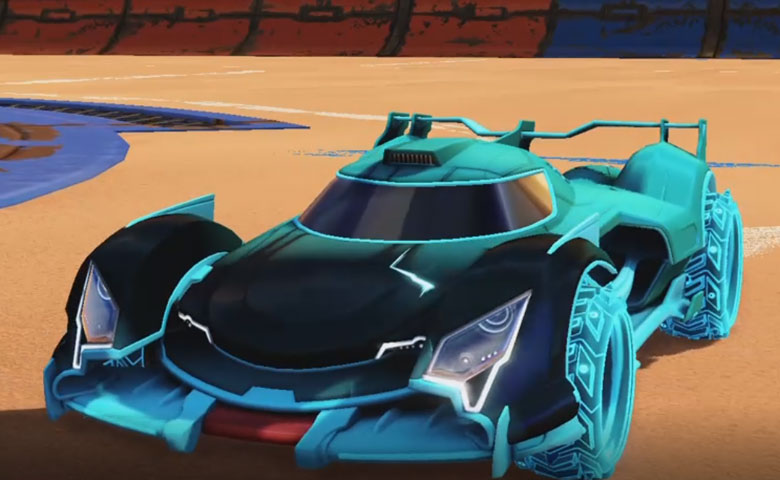 Rocket league Centio Sky Blue design with Ruinator:Inverted,Mainframe