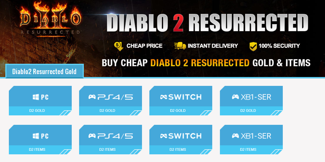 Buy Diablo II Resurrected Gold & Items - Goldkk