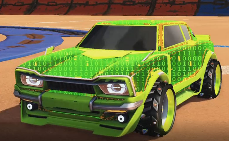 Rocket league Dingo Lime design with Ruinator,Encryption