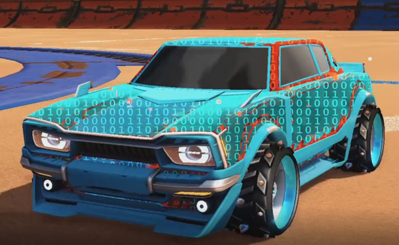 Rocket league Dingo Sky Blue design with Ruinator,Encryption