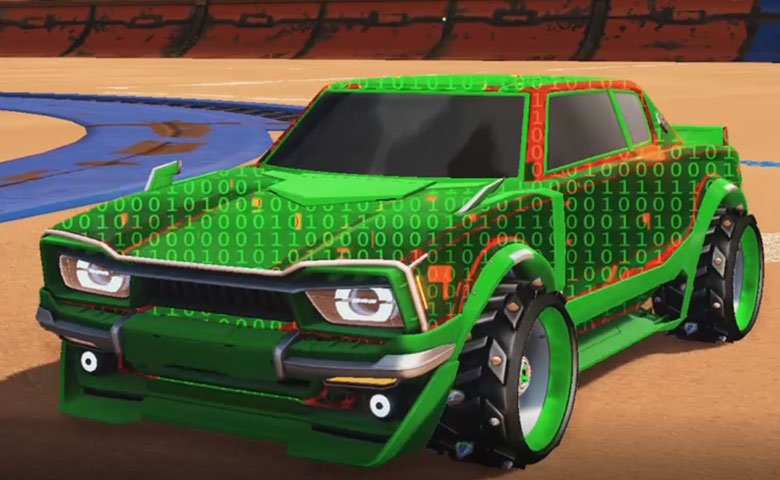 Rocket league Dingo Forest Green design with Ruinator,Encryption