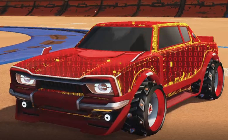 Rocket league Dingo Crimson design with Ruinator,Encryption