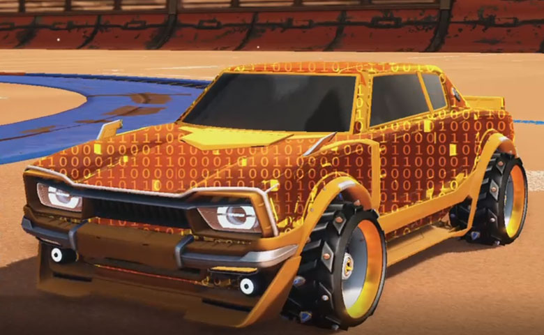 Rocket league Dingo Orange design with Ruinator,Encryption