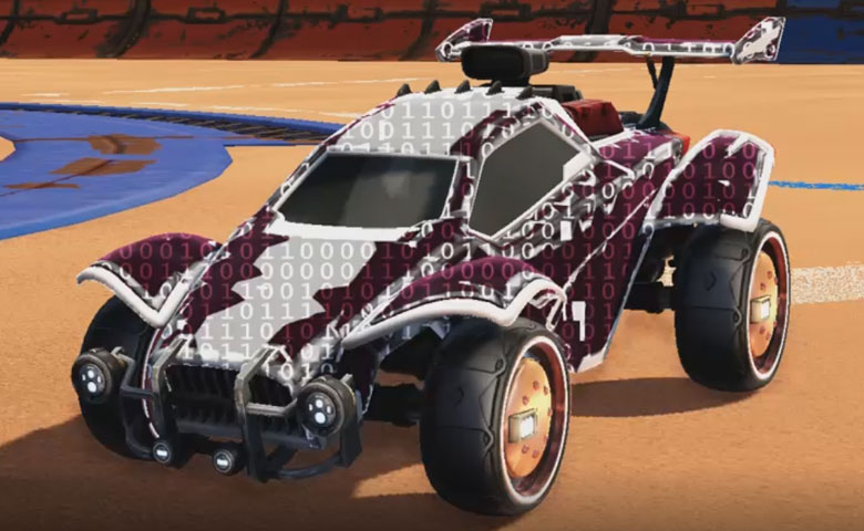 Rocket league Octane Titanium White design with Tanker,Encryption