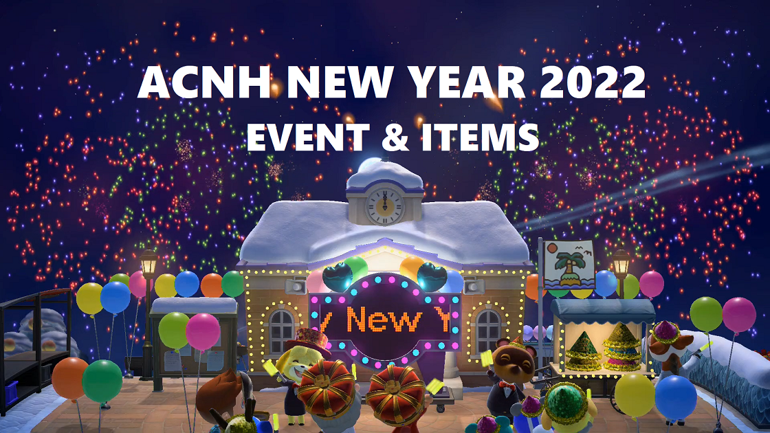 ACNH New Year 2022 Event - New Year Eve Countdown & New Year Day