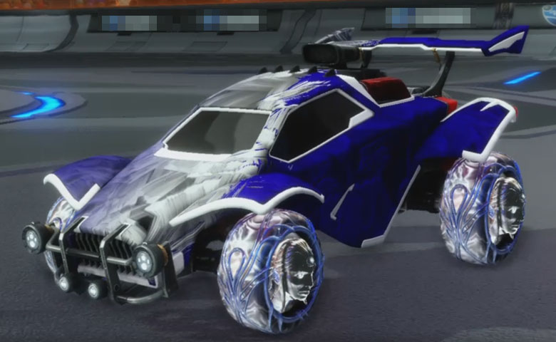 Rocket league Octane Titanium White design with Ved-ava II,Stride Tide