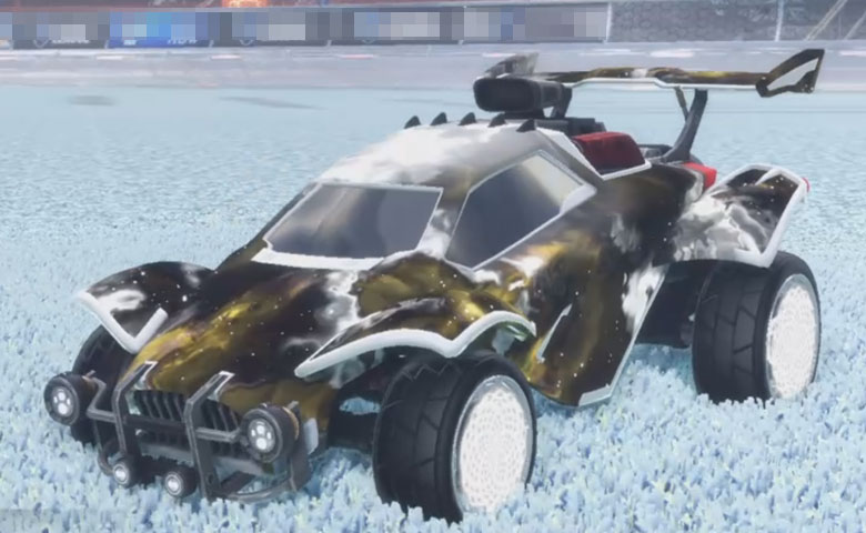 Rocket league Octane Titanium White design with Zomba,Interstellar