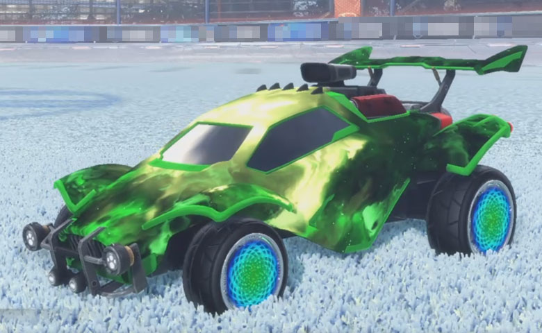 Rocket league Octane Forest Green design with Zomba,Interstellar