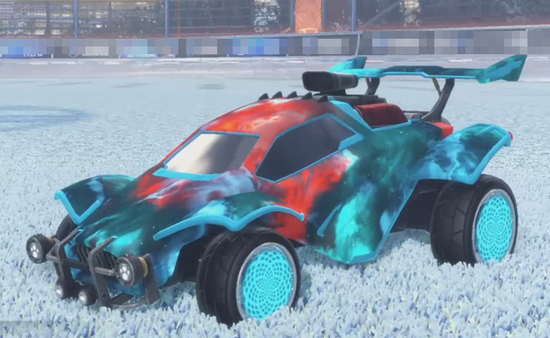 Rocket league Octane Sky Blue design with Zomba,Interstellar