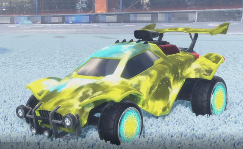 Rocket league Octane Saffron design with Zomba,Interstellar