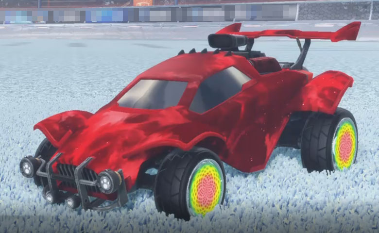 Rocket league Octane Crimson design with Zomba,Interstellar