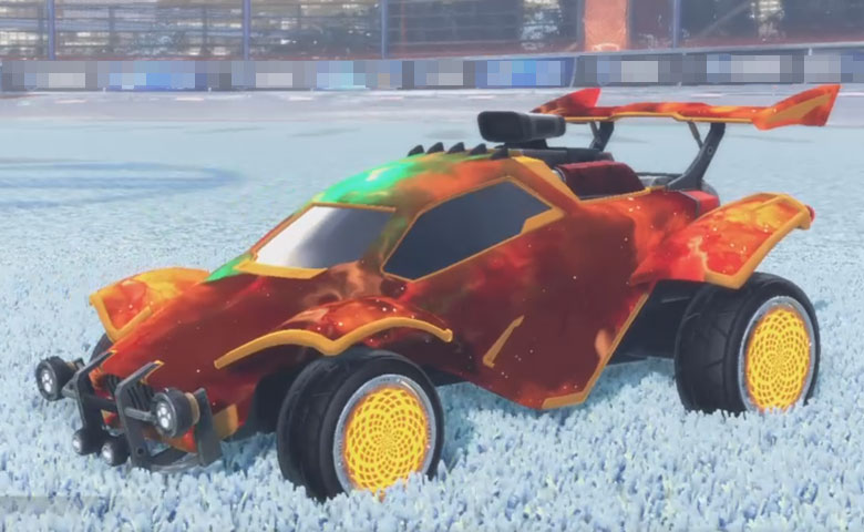 Rocket league Octane Orange design with Zomba,Interstellar