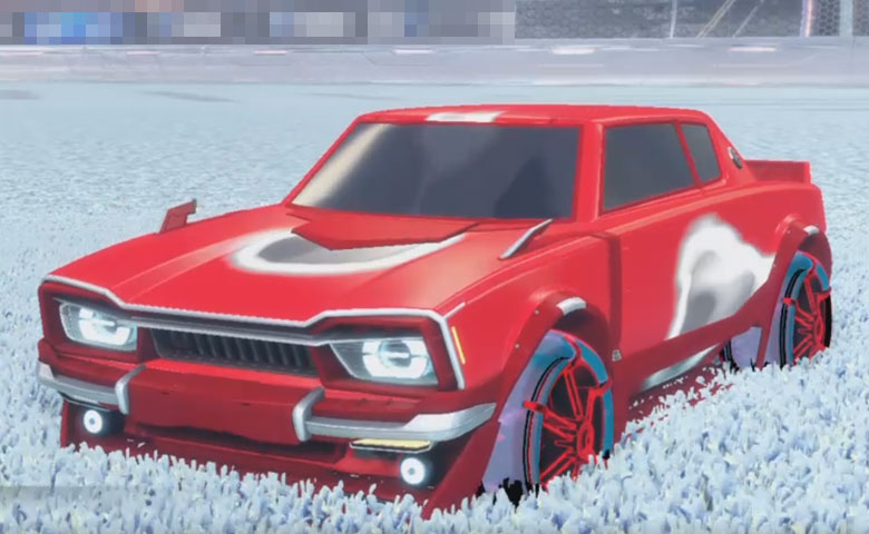 Rocket league Dingo Crimson design with Jak'd: Obverse,Meteoroid