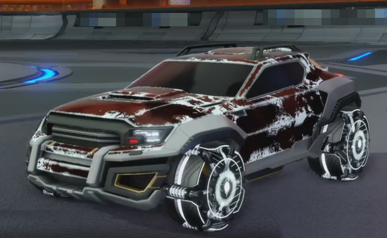 Rocket league Jackal Grey design with Raijin,Fire God