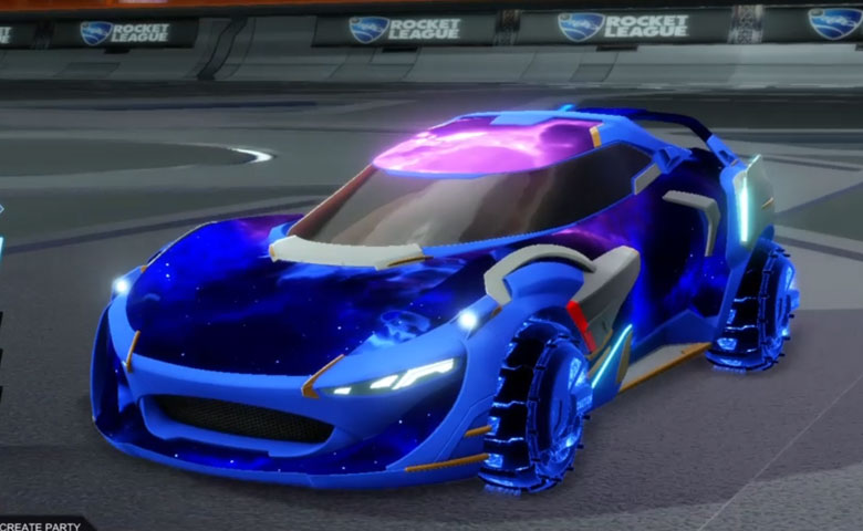 Rocket league Nexus SC Cobalt design with Enjin: Roasted,Interstellar