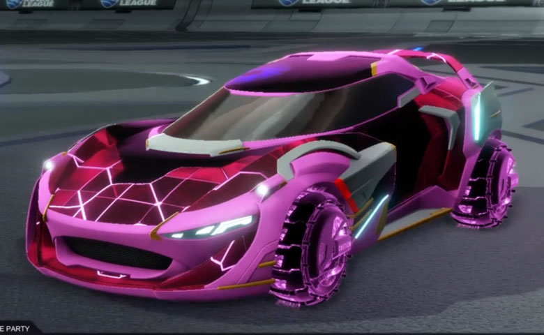 Rocket league Nexus SC Pink design with Enjin: Roasted,Neural Network