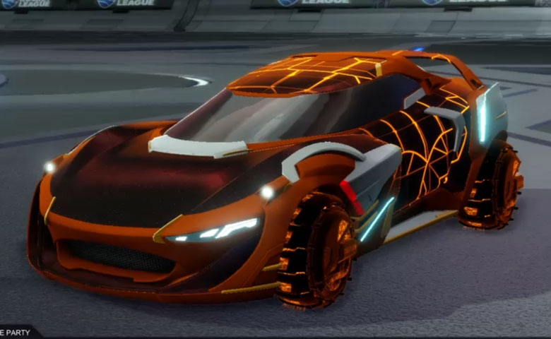 Rocket league Nexus SC Burnt Sienna design with Enjin: Roasted,Neural Network