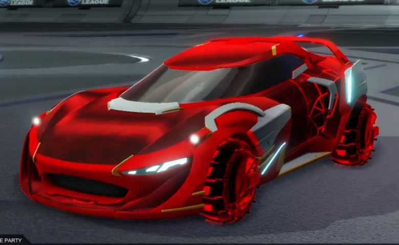 Rocket league Nexus SC Crimson design with Enjin: Roasted,Neural Network