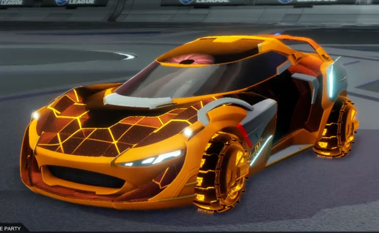 Rocket league Nexus SC Orange design with Enjin: Roasted,Neural Network