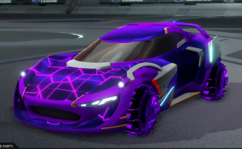 Rocket league Nexus SC Purple design with Enjin: Roasted,Neural Network