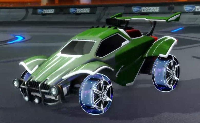 Rocket league Octane Titanium White design with Jak'd: Obverse,Wet Paint