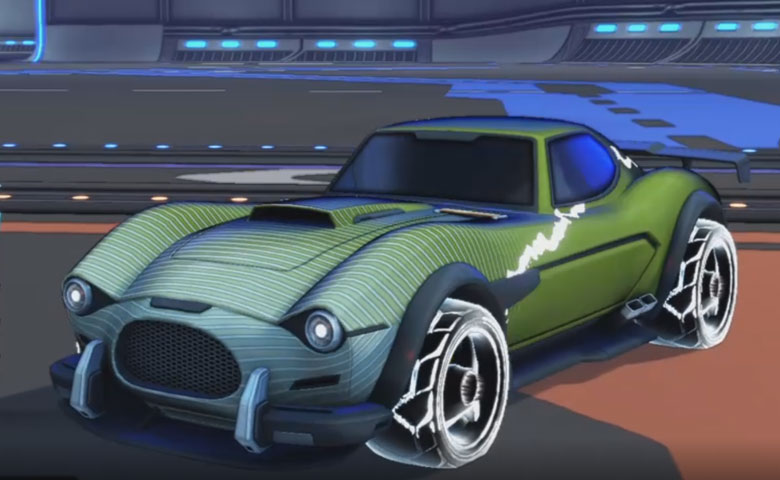 Rocket league Mamba design with Troika:Roasted,Future Shock