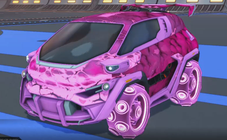 Rocket league Nomad GXT Pink design with Pulpo:Infinite,Chameleon