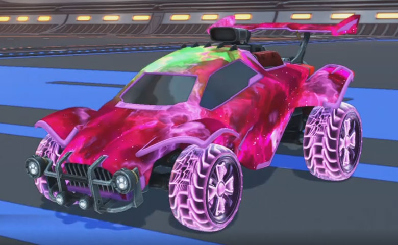 Rocket league Octane Pink design with Rival:Infinite,Interstellar