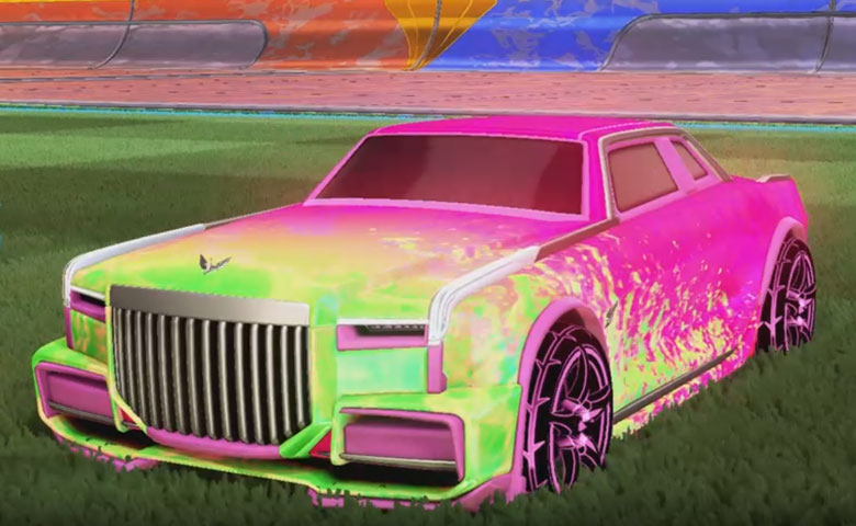 Rocket league Maestro Pink design with A-Lister:Inverted,Dissolver