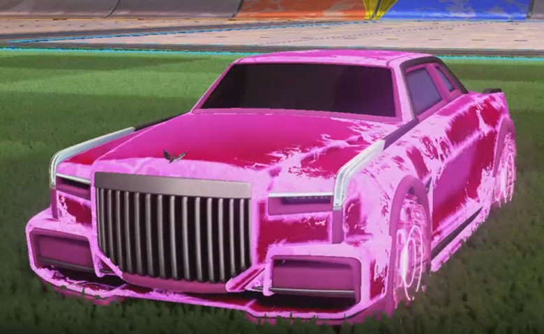 Rocket league Maestro Pink design with Phoenix Fire,Fire God