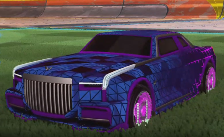 Rocket league Maestro Purple design with Equalizer,Trigon