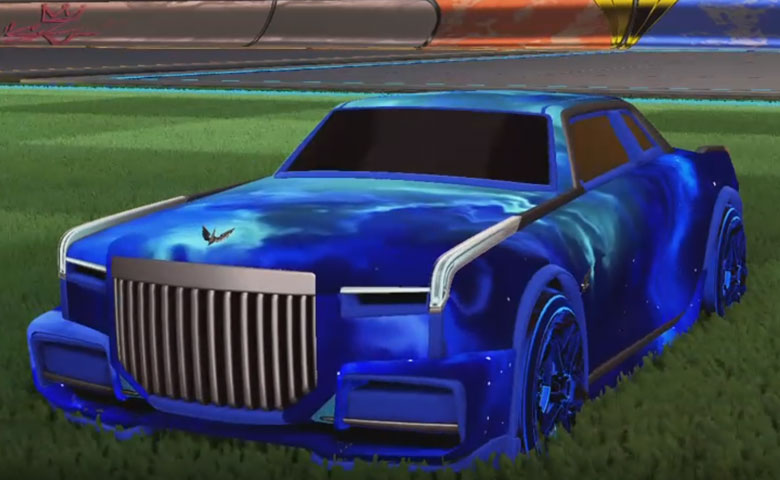 Rocket league Maestro Cobalt design with Halcyon:Revolved,Interstelllar