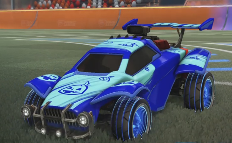 Rocket league Octane Cobalt design with Troublemaker IV,Jacktide